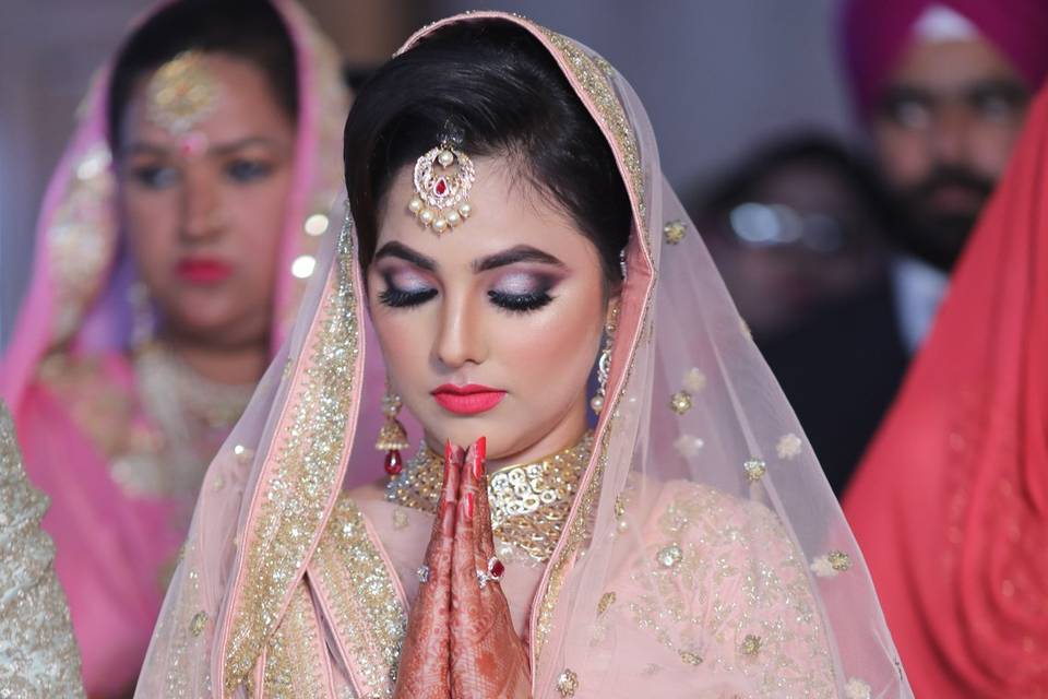 Bridal makeup