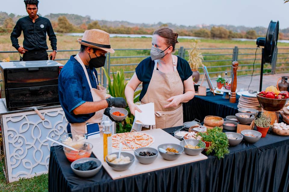 Live Cooking Counters