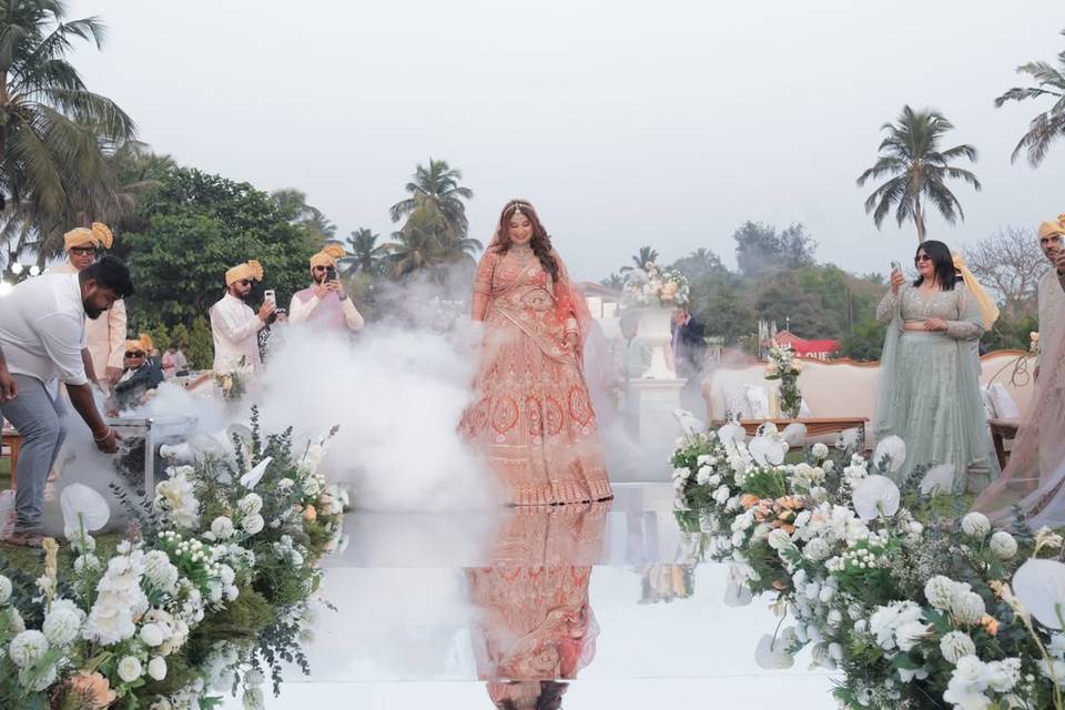 Bride's entry