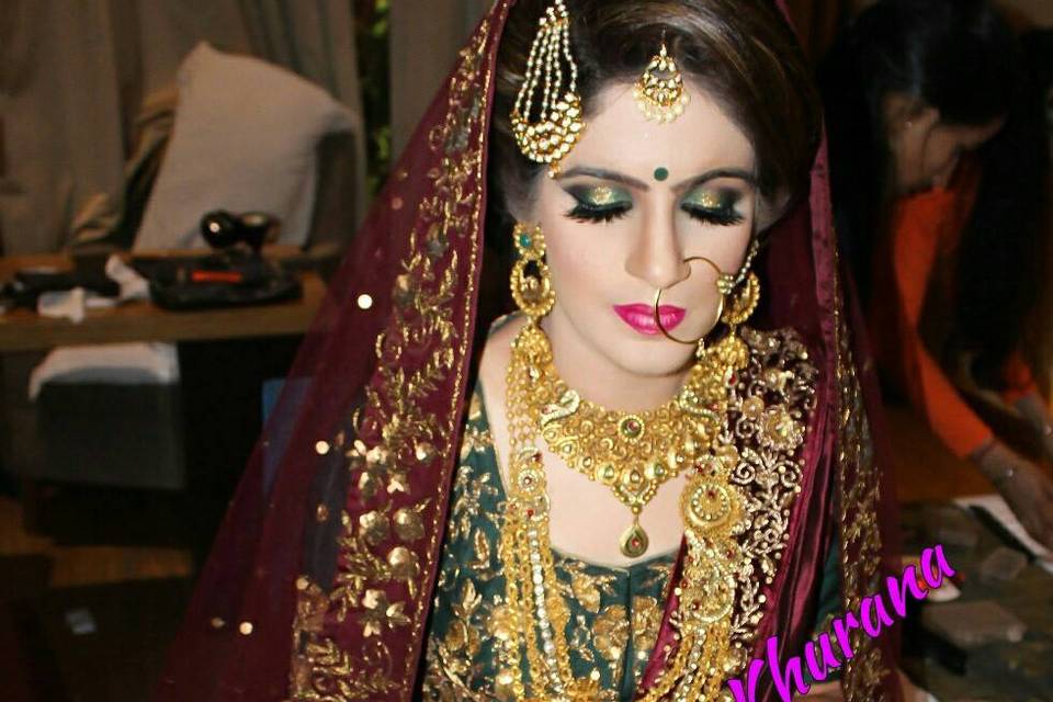 Bridal makeup