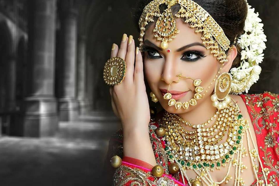 Bridal makeup