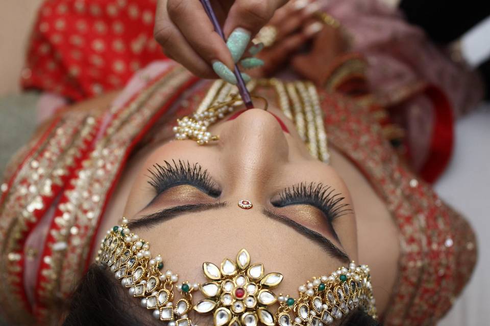 Bridal makeup