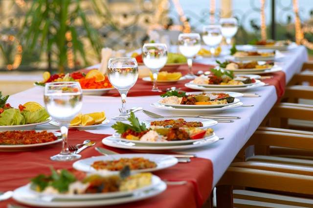 Catering setup