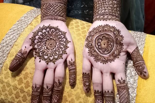 Instagram post by neha gandhi • Mar 2, 2018 at 4:08pm UTC | Mehndi designs,  Wedding mehndi designs, Unique mehndi designs