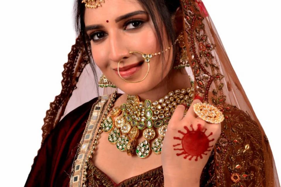 HD bridal makeup