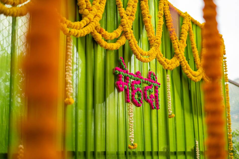 Mehndi decor