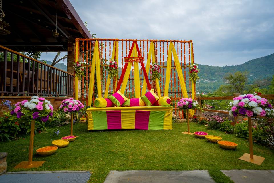 Mehndi decor