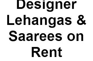 Designer Lehangas & Saarees on Rent