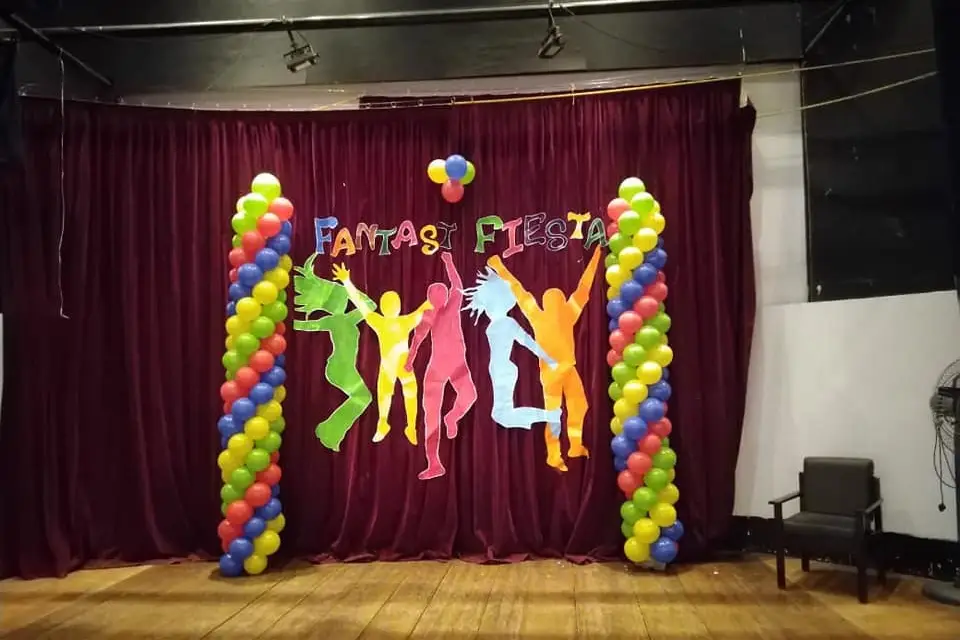 stage decoration for college farewell