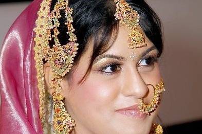 Bridal makeup