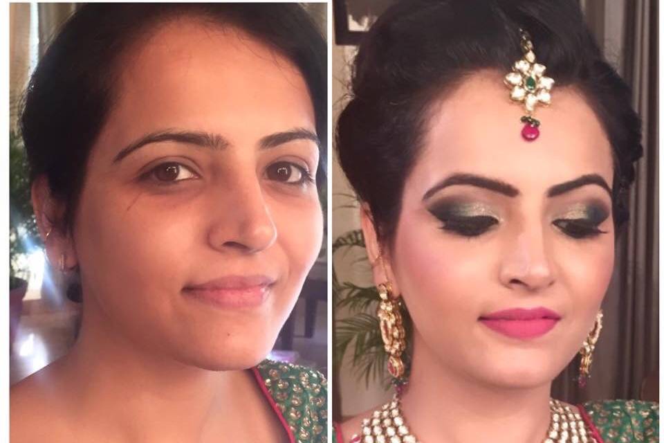 Bridal makeup