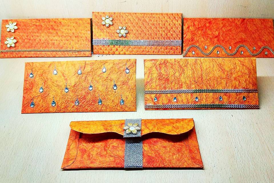 Designer, Hand-made Envelopes