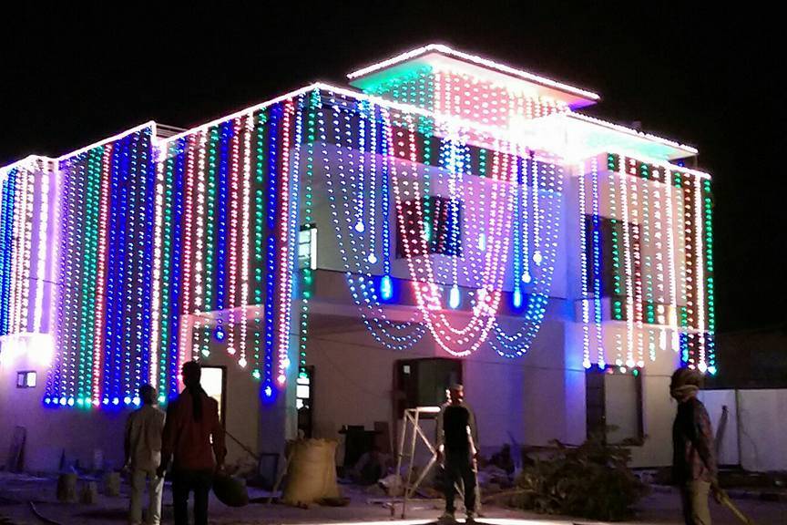 building light decoration