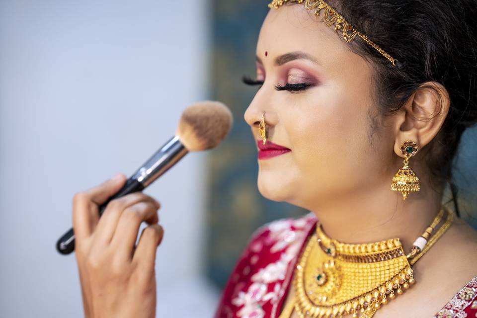 Bride makeup