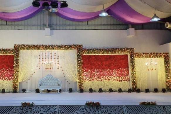 Navyam  Background decorations at shyamnagar reception  Facebook