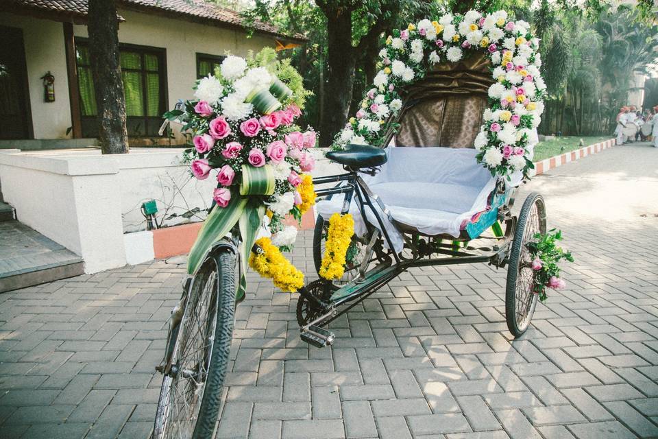 Groom Entry Decor