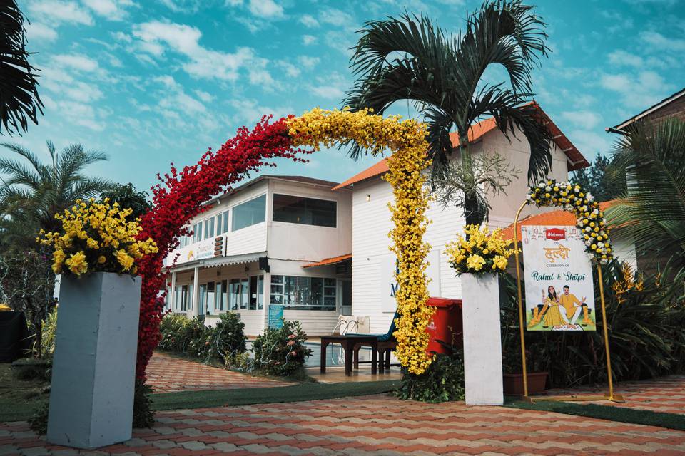 Haldi Entrance Decor