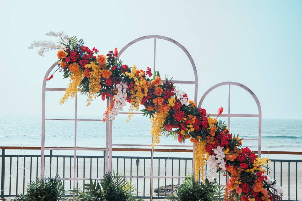 Mehendi Backdrop