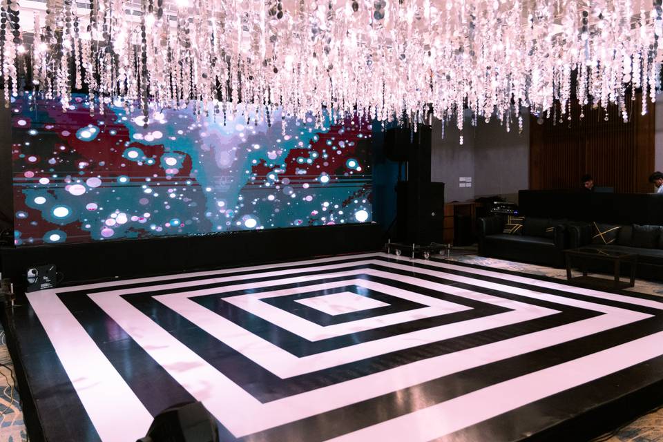 Sangeet Dance Floor Decor