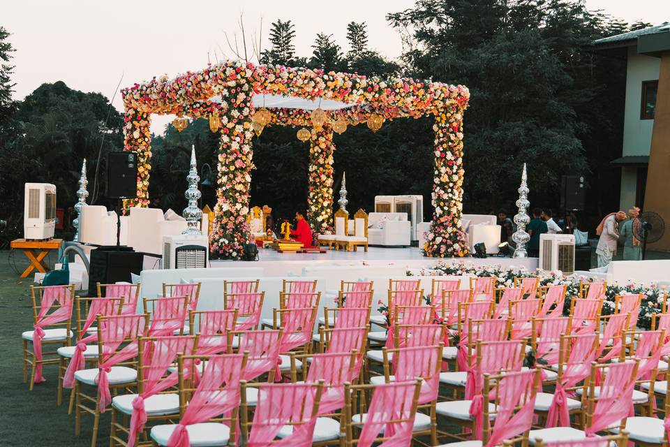 Floral Wedding Mandap