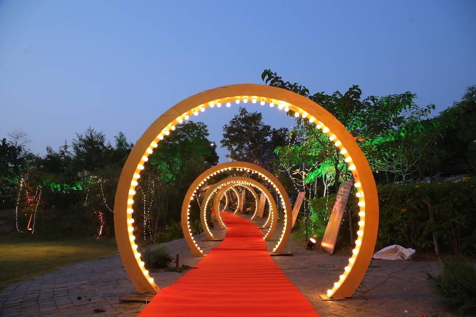 Sangeet Pathway Decor