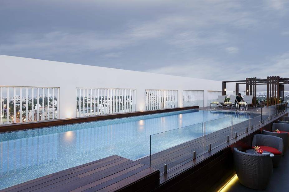 Terrace and poolside