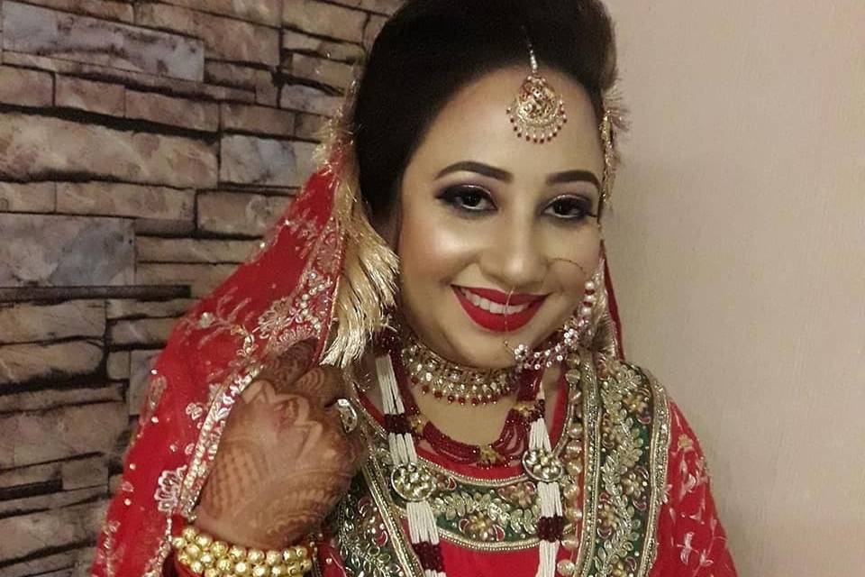 Bridal makeup