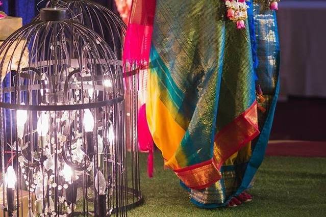 Elegant Half saree function....... - Jade Event Decorations | Facebook