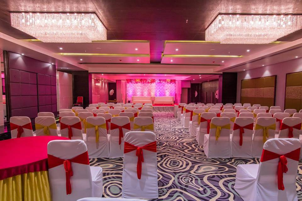 Banquet hall for wedding ceremonies
