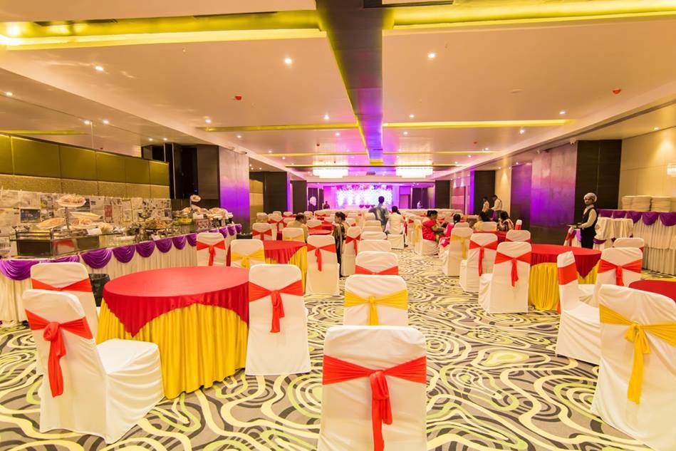 Banquet hall for wedding ceremonies