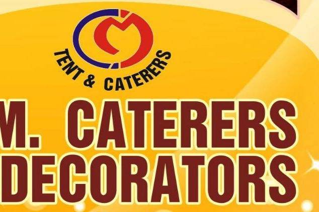 C M Tent House Caterers & Decorators Logo