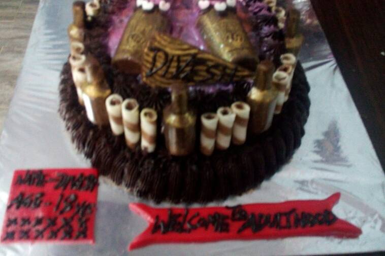 My Birthday cake - Decorated Cake by Lallacakes - CakesDecor