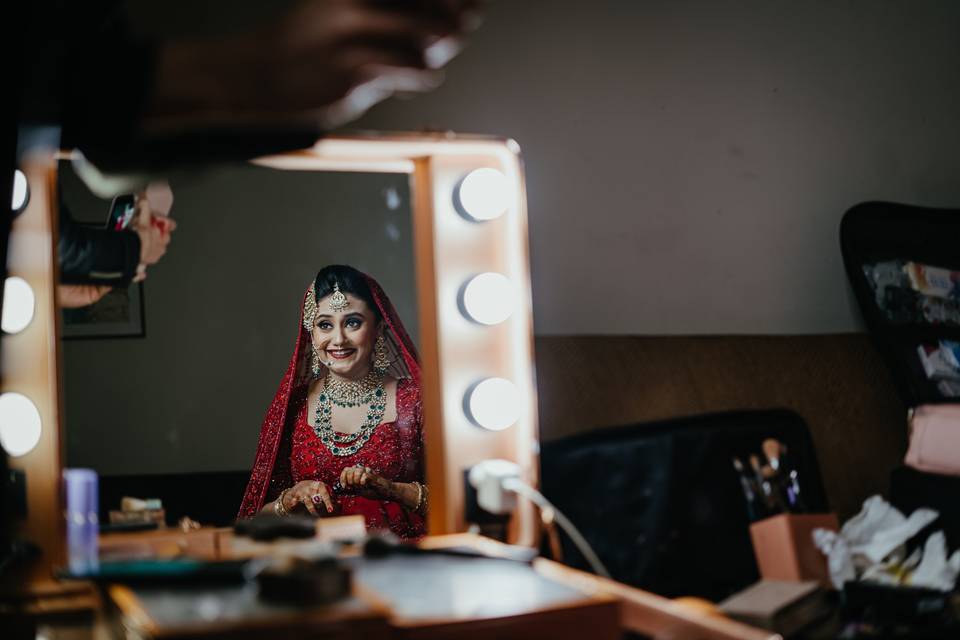 Bride Getting Ready