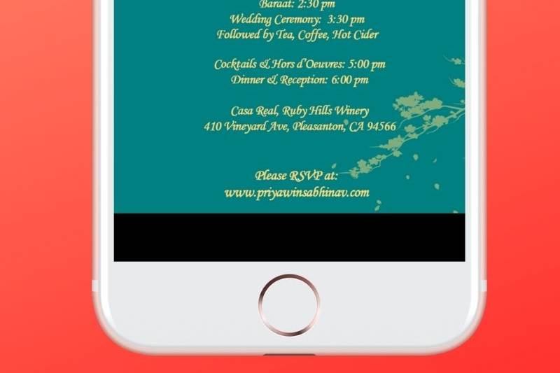 Hindu Digital Wedding Invite