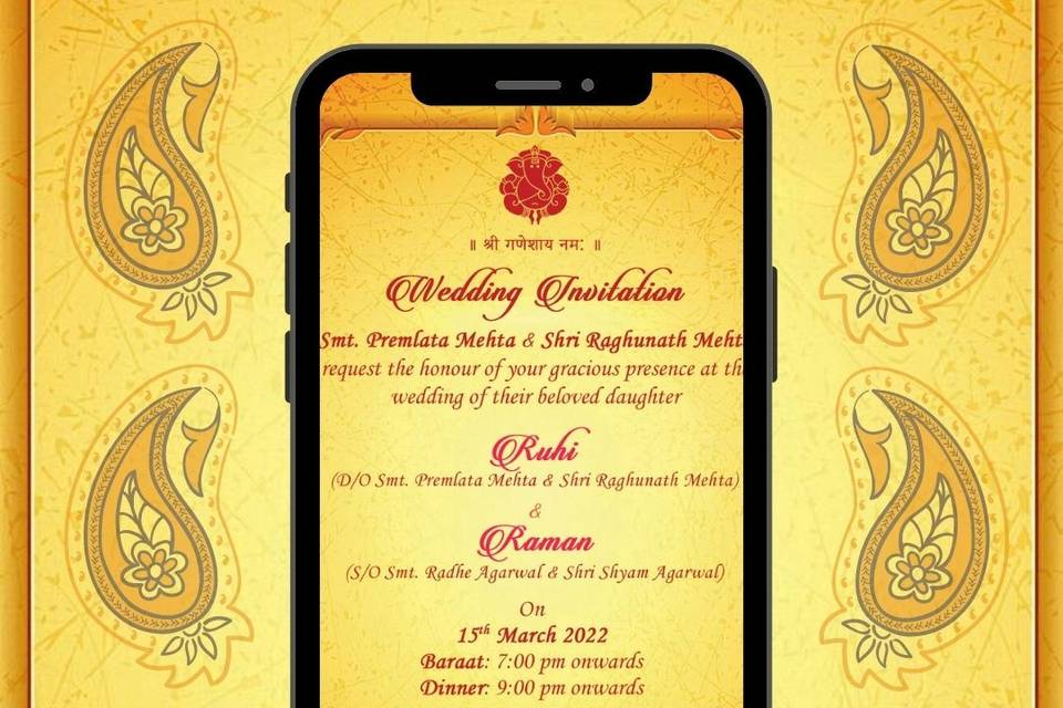 Wedding Digital Invite