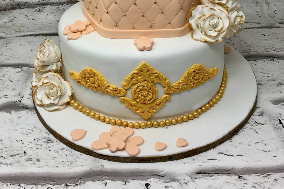 Couple Wedding Cake