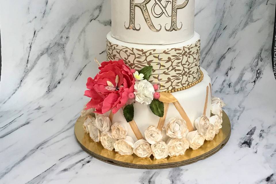 Couple Wedding Cake