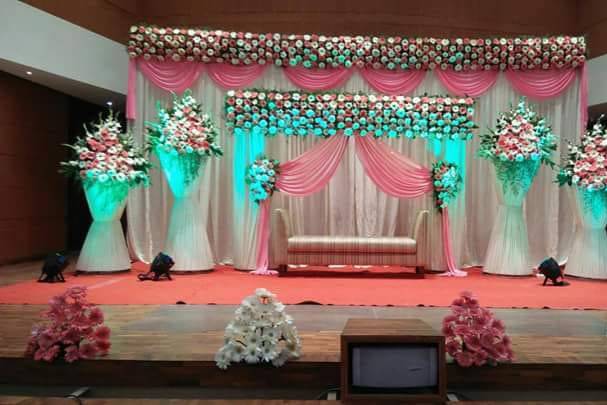 Stage floral decor