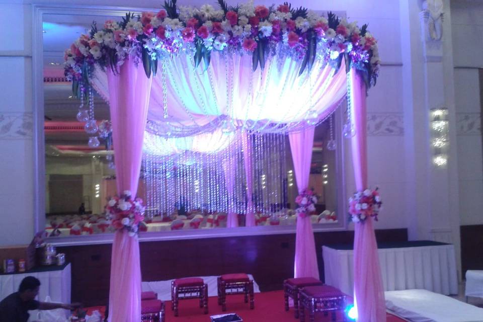 Mandap floral decor