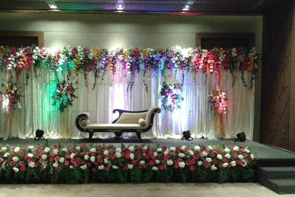 Stage floral decor