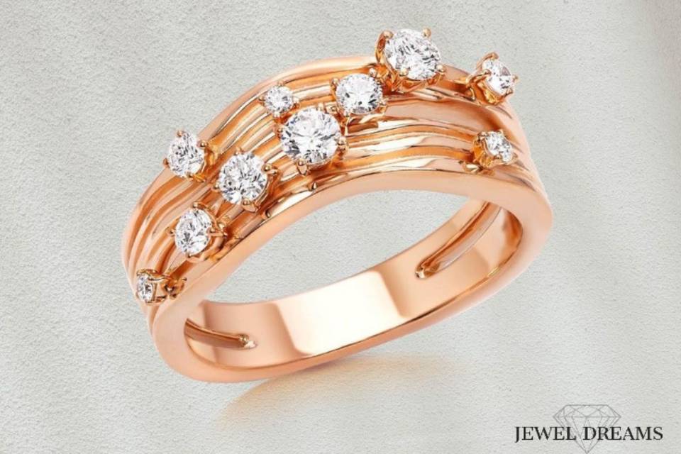 Rose Gold Diamond Ring