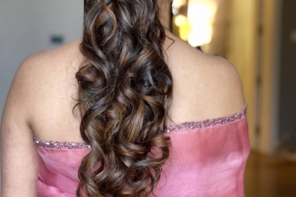 Cocktail hairstyle