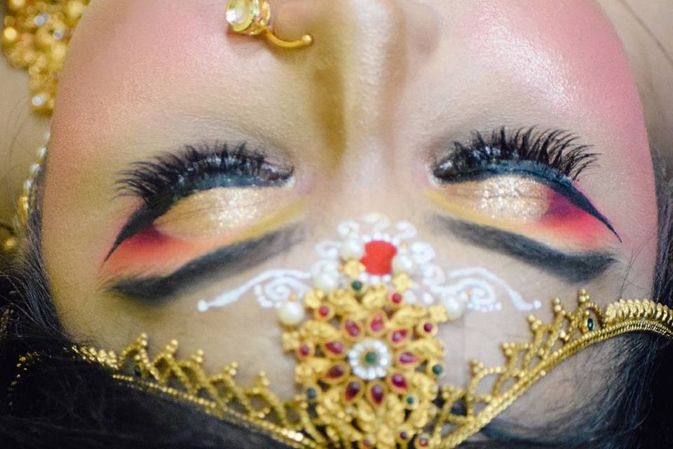 Bengali bridal look