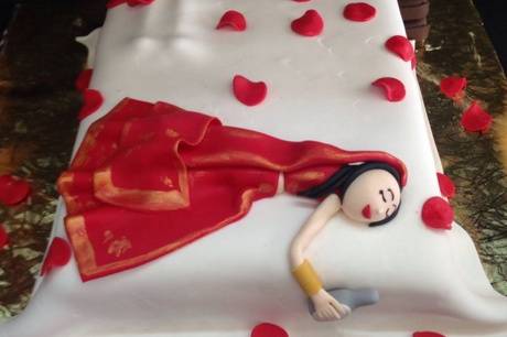 Funny wedding cake