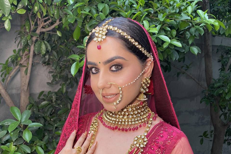 Bridal makeup