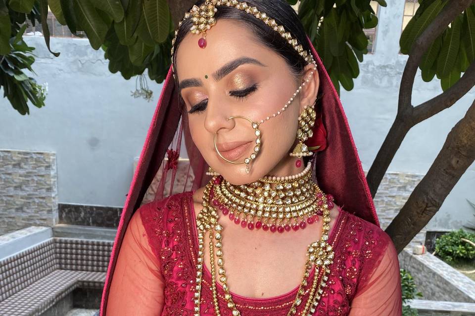 Bridal makeup