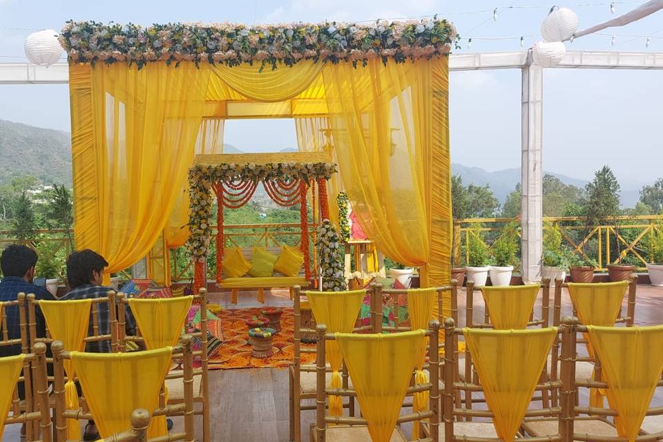 Haldi decoration