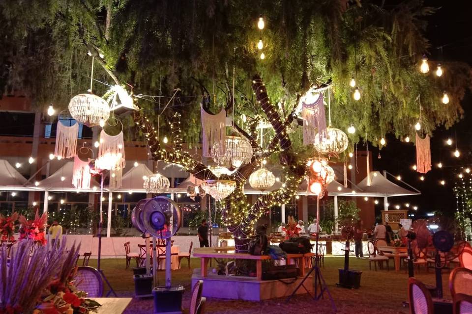 Hotel Aketa Front Lawn