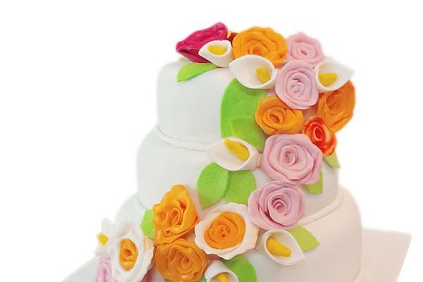 3 Step Flowers Cake