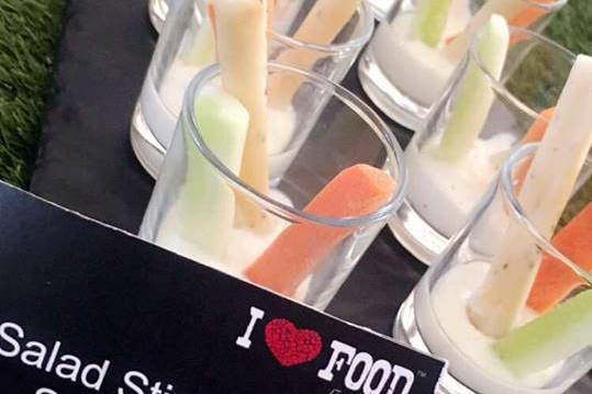 Veggie Sticks as Appetizers